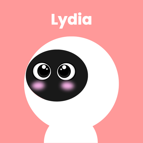 Lydia, drawn as a marketyze mascot