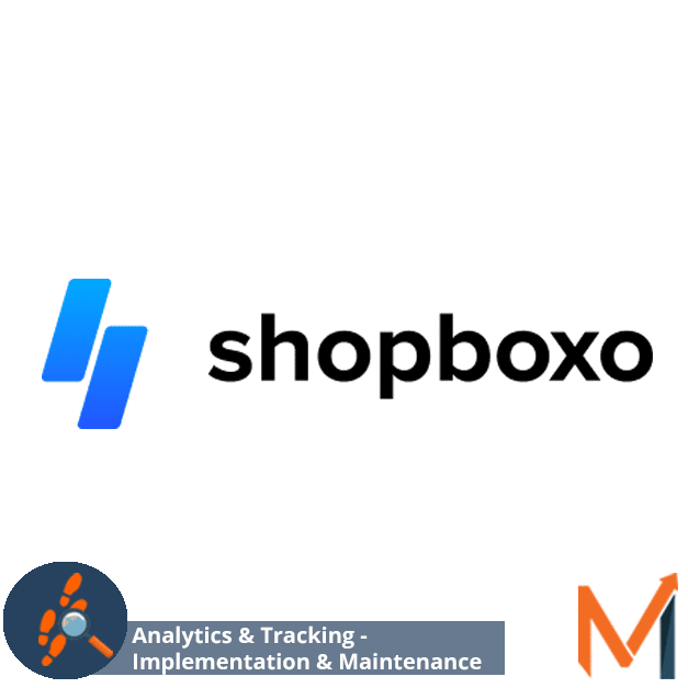 Shopboxo app tracking stack logo